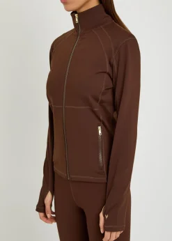 Clayton stretch-jersey jacket