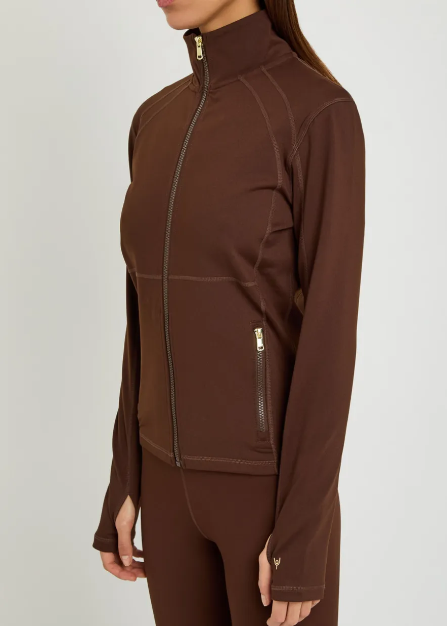 Clayton stretch-jersey jacket