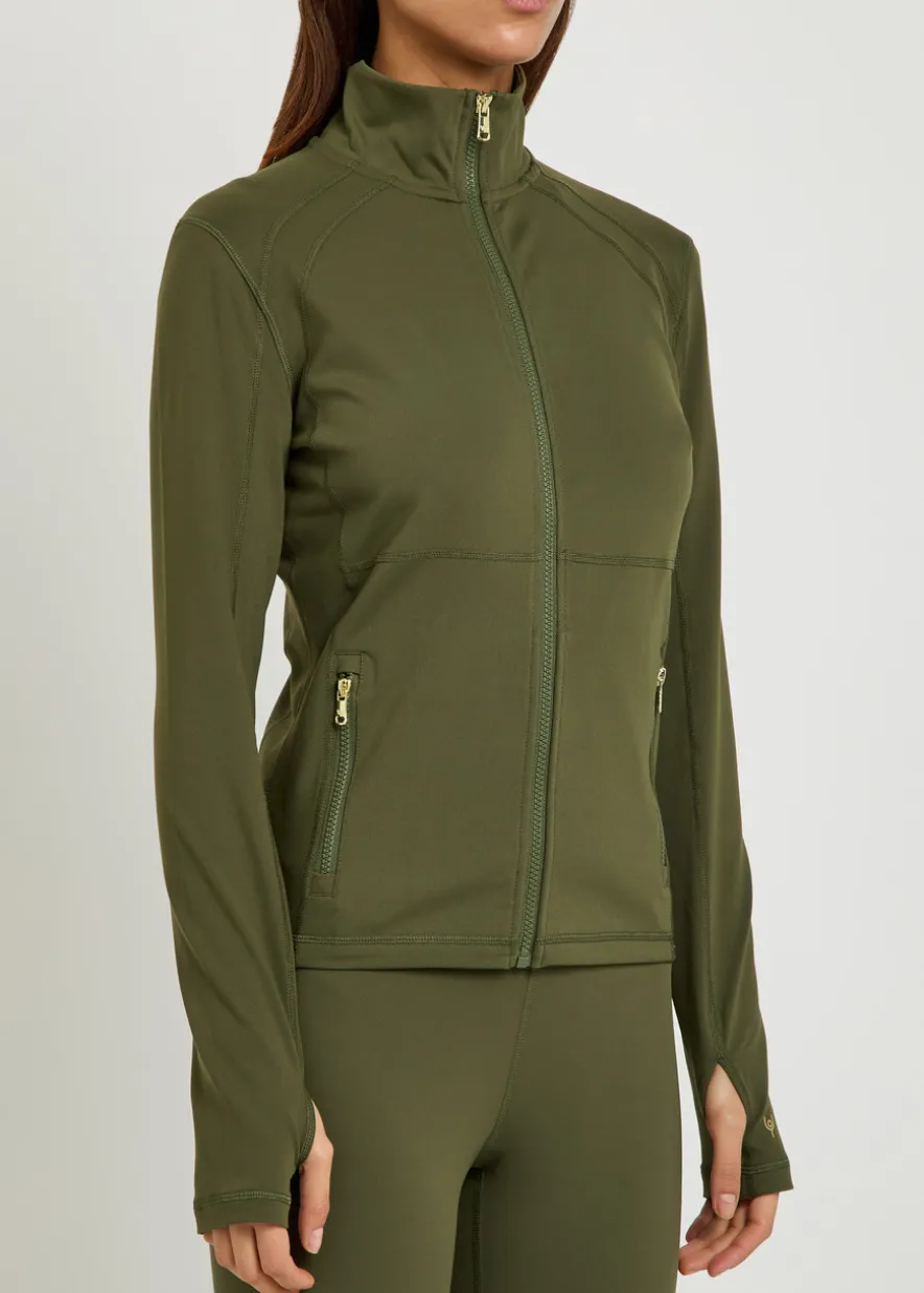 Clayton stretch-jersey jacket