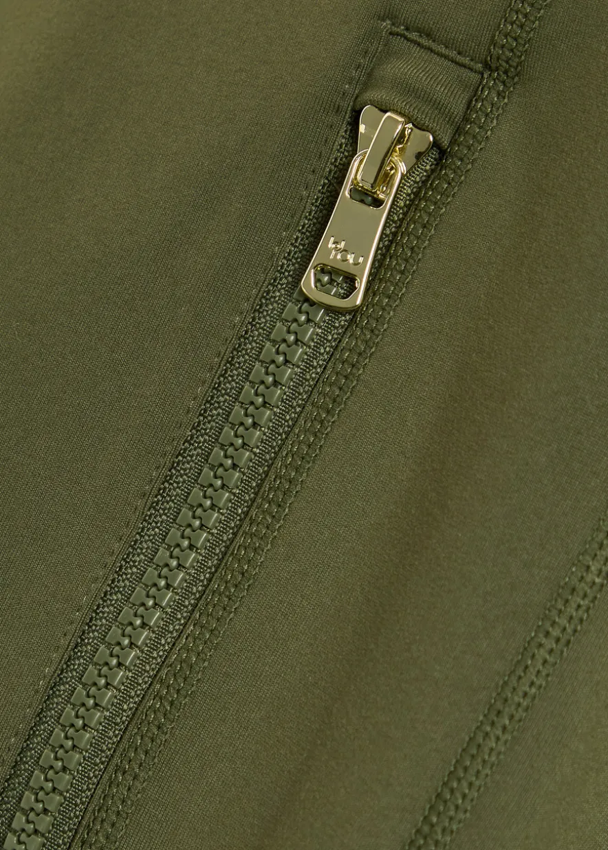 Clayton stretch-jersey jacket