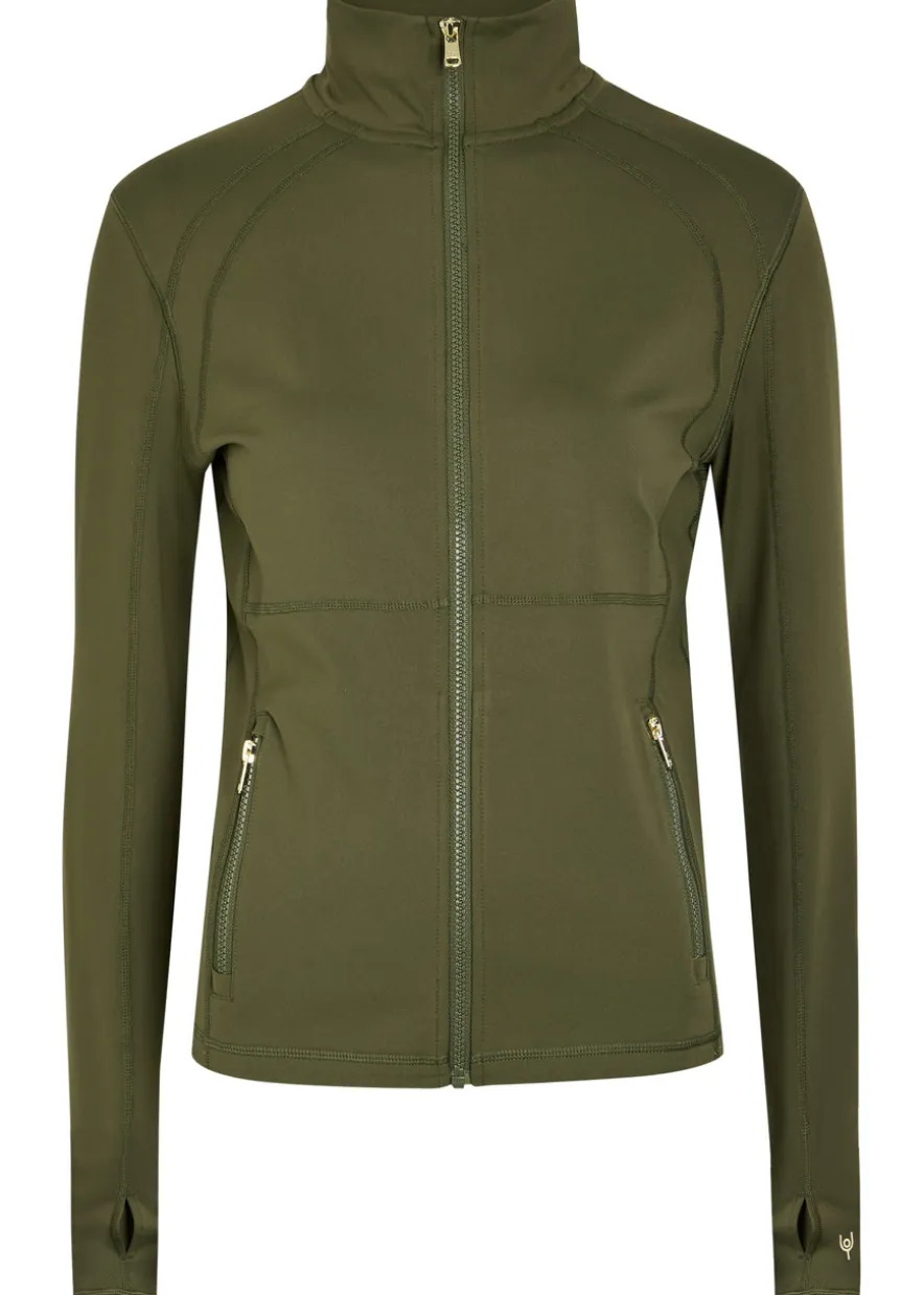 Clayton stretch-jersey jacket