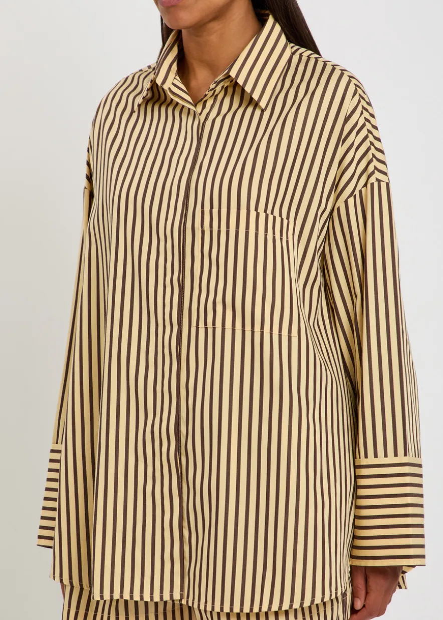 Clemente striped cotton shirt