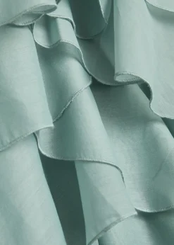 Cleo ruffled chiffon gown