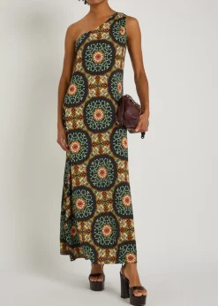 Clingy Roy printed stretch-jersey midi dress