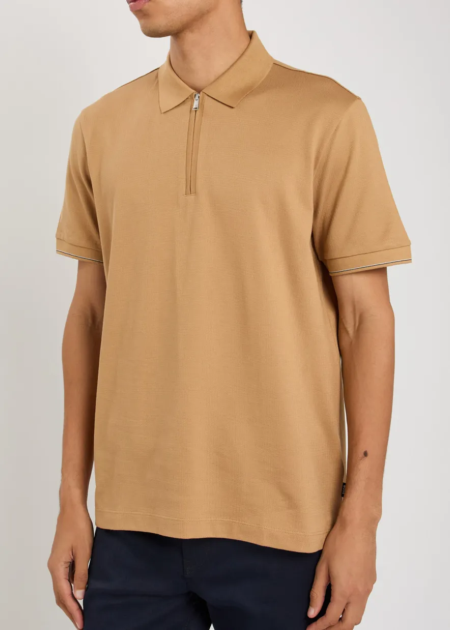 Close-knit cotton polo shirt