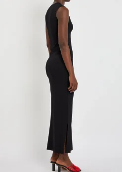 Close-knit maxi dress