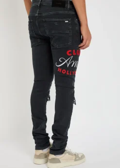 Club Amiri MX1 appliquéd skinny jeans