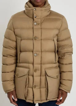 Clunye faux fur-trimmed nylon jacket