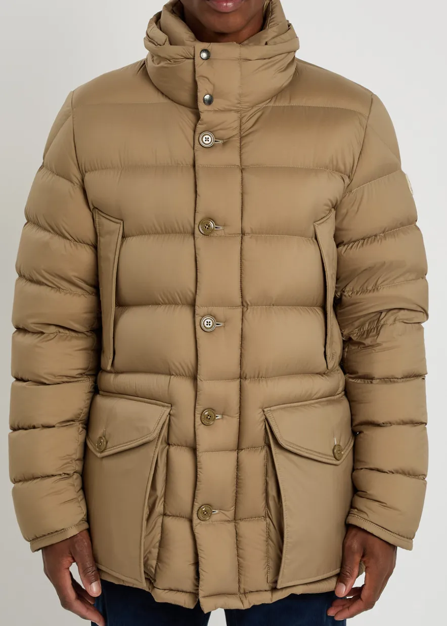 Clunye faux fur-trimmed nylon jacket
