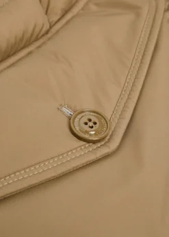 Clunye faux fur-trimmed nylon jacket