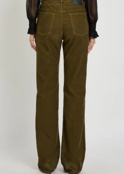 Clyde bootcut corduroy trousers