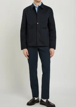 Coach patch pocket stretch-cotton overshirt