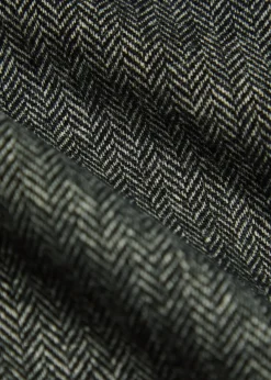 Coci herringbone wool-blend mini skirt