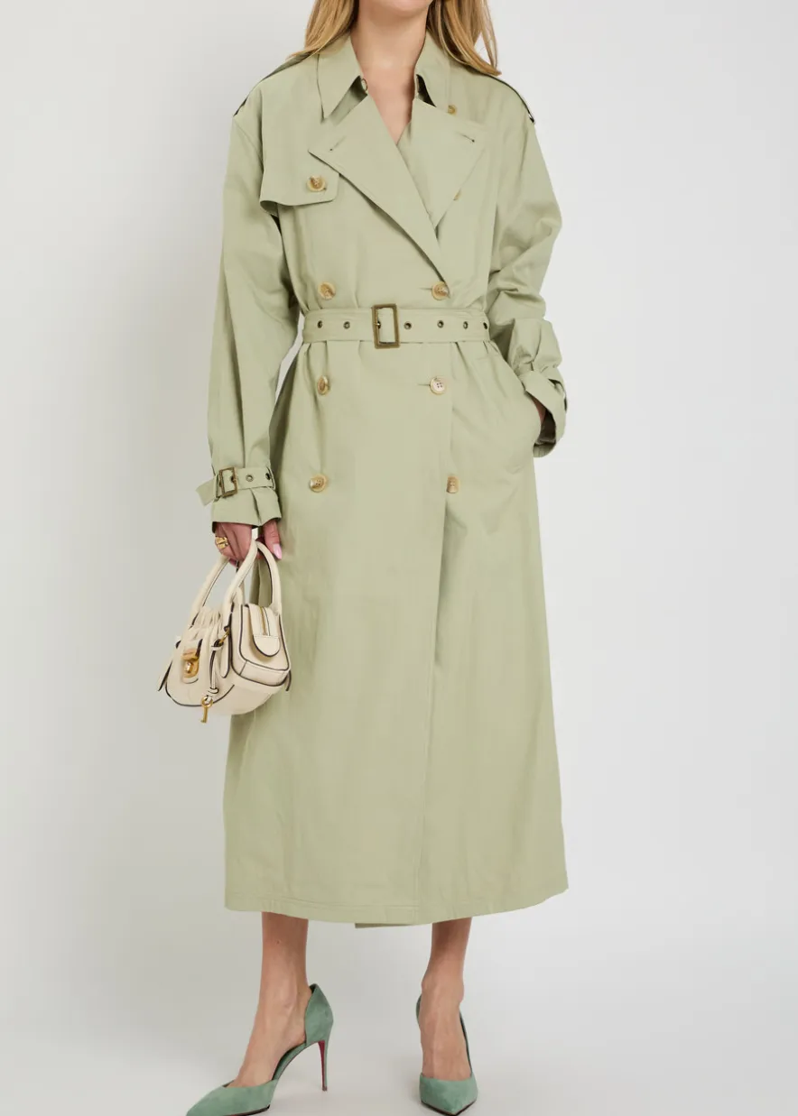 Cohen cotton-blend poplin trench coat