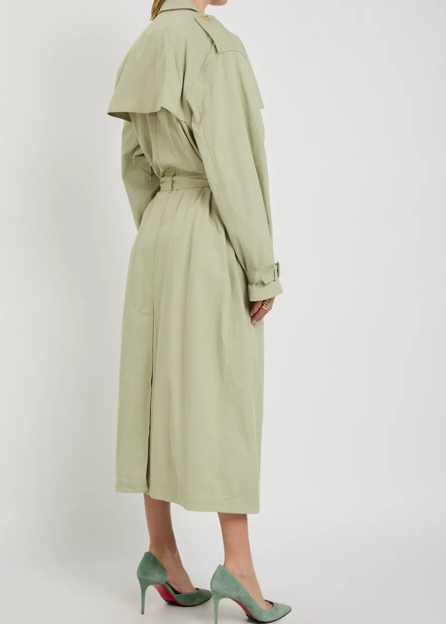 Cohen cotton-blend poplin trench coat