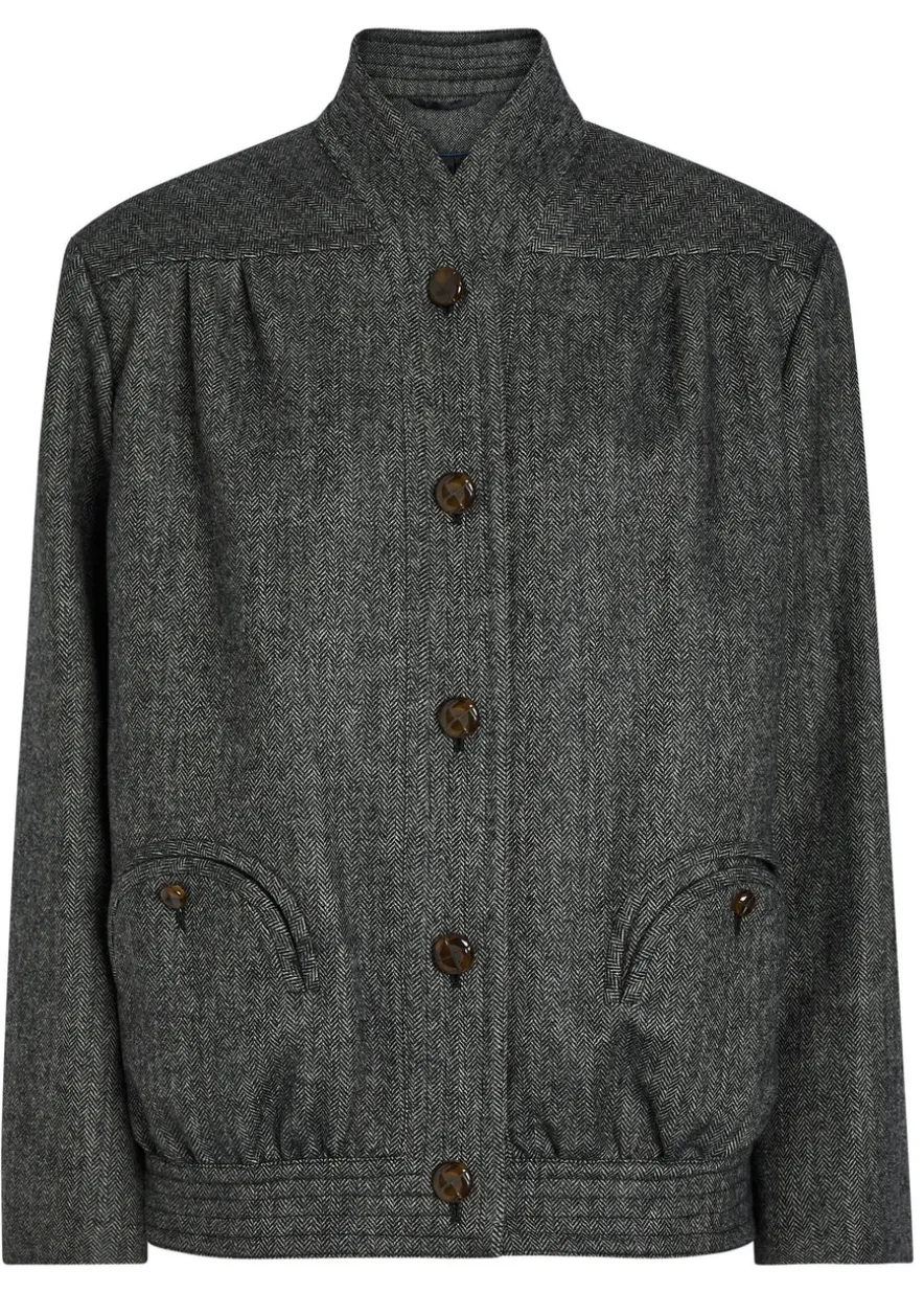 Coiba herringbone wool-blend jacket