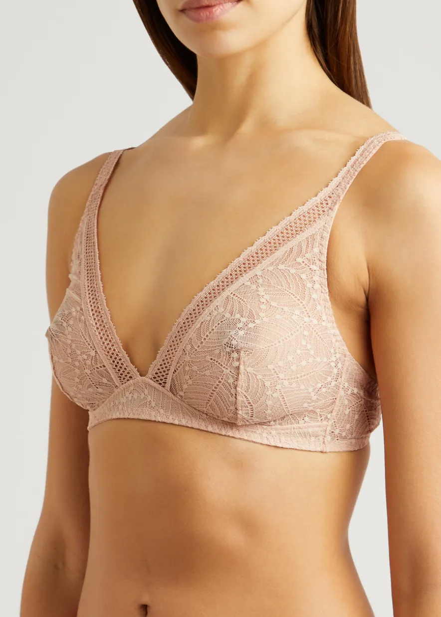 Comete lace soft-cup bra