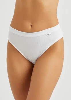 Comfort high-cut stretch-cotton briefs