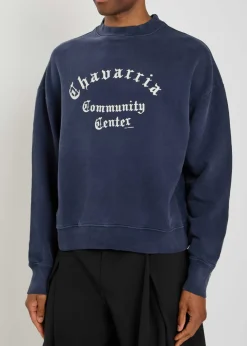 Community printed cotton sweatshirt
