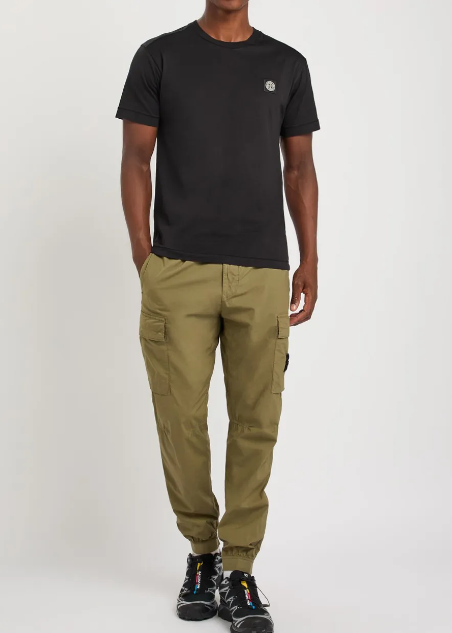 Compass logo cotton T-shirt