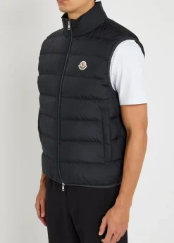 Contrin quilted shell gilet