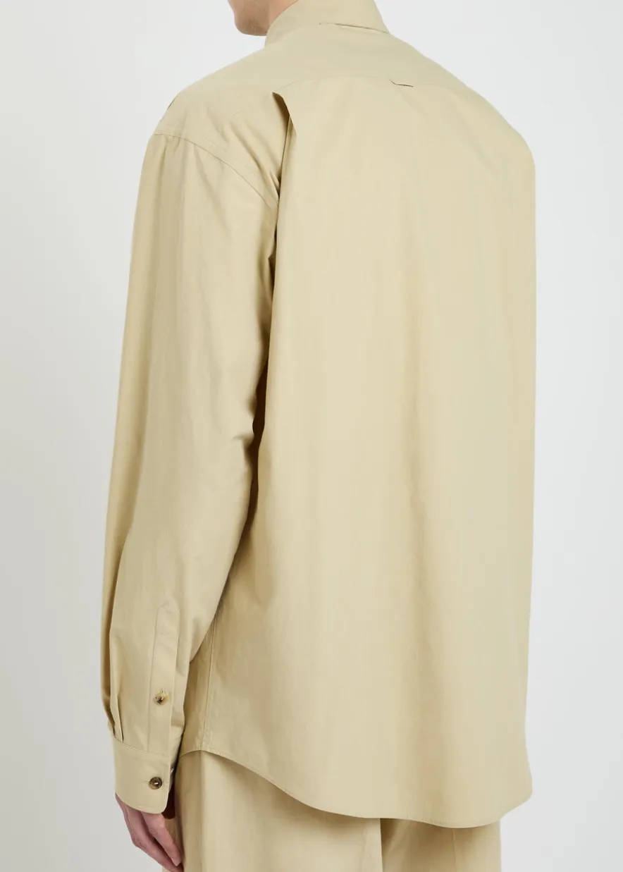 Cornelius patch-pockets cotton shirt