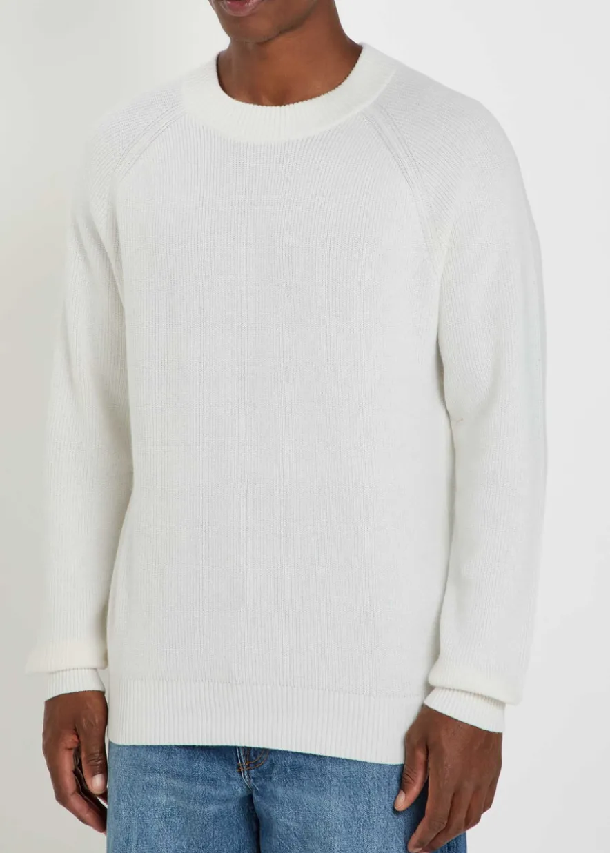 Cotton and cashmere-blend jumper