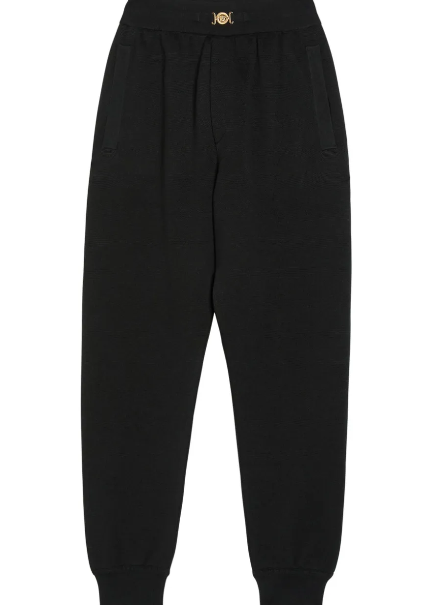 Cotton and cashmere-blend trousers