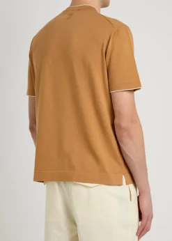 Cotton and silk-blend T-shirt