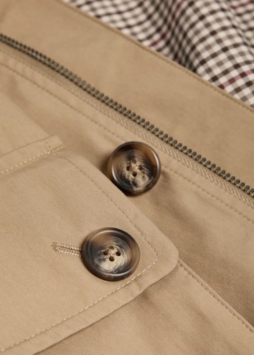Cotton-blend barn jacket