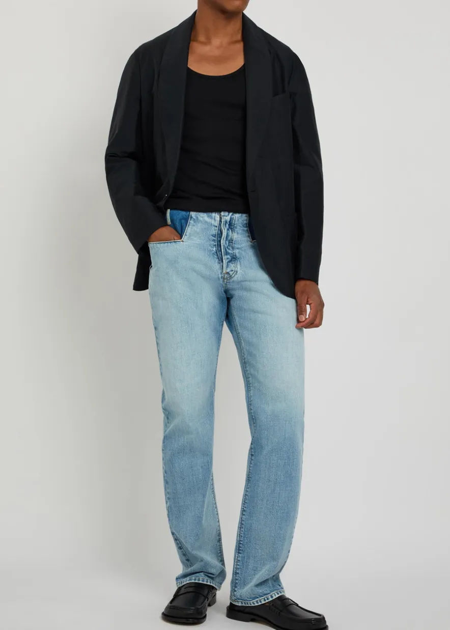 Cotton-blend blazer
