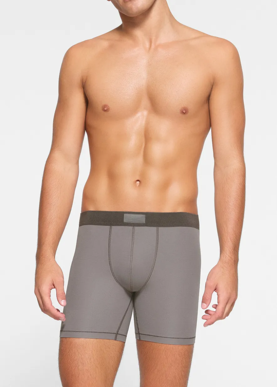 Cotton-blend 5" boxer briefs - set of three