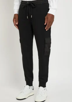 Cotton-blend cargo sweatpants
