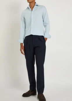 Cotton-blend shirt