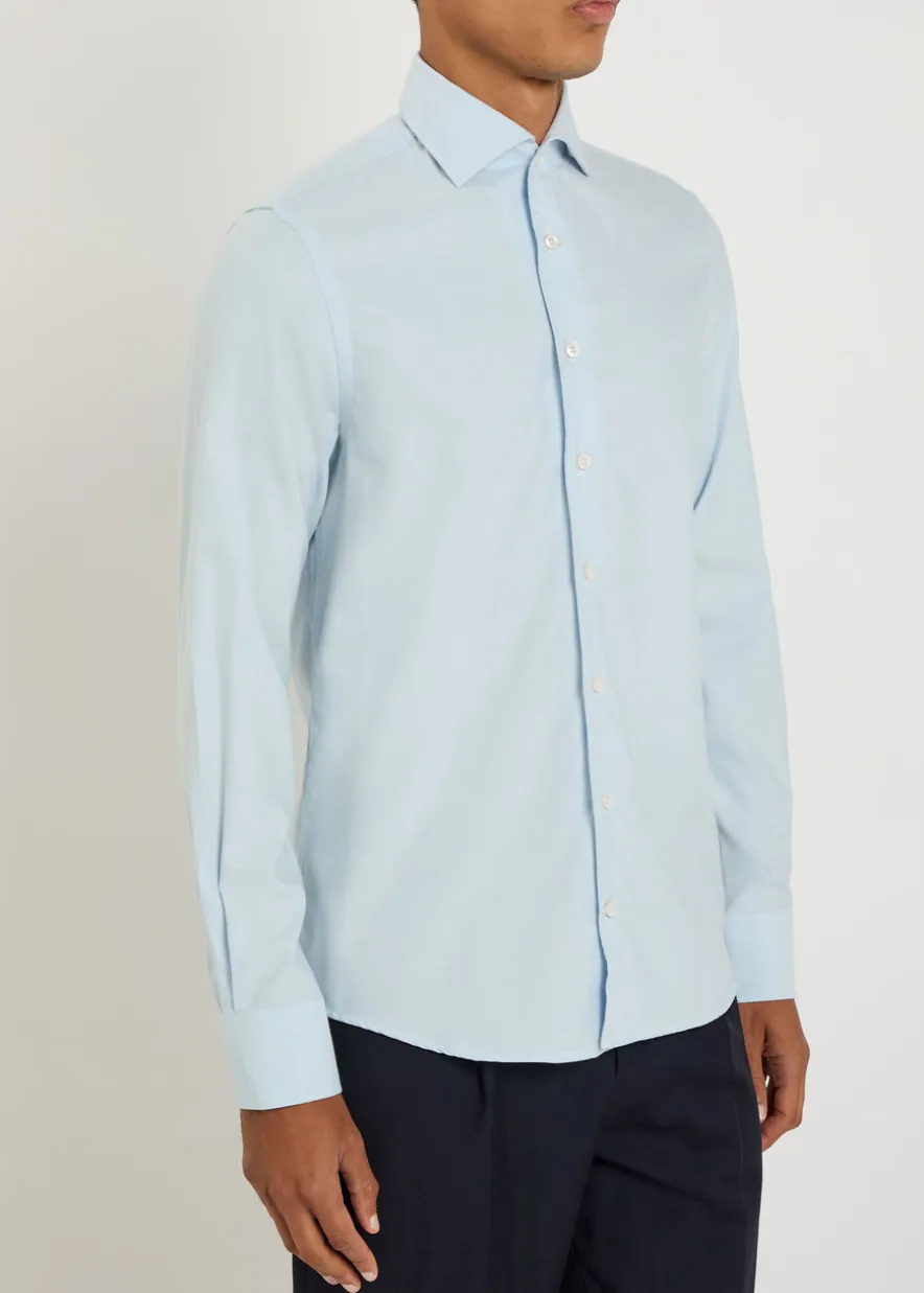 Cotton-blend shirt