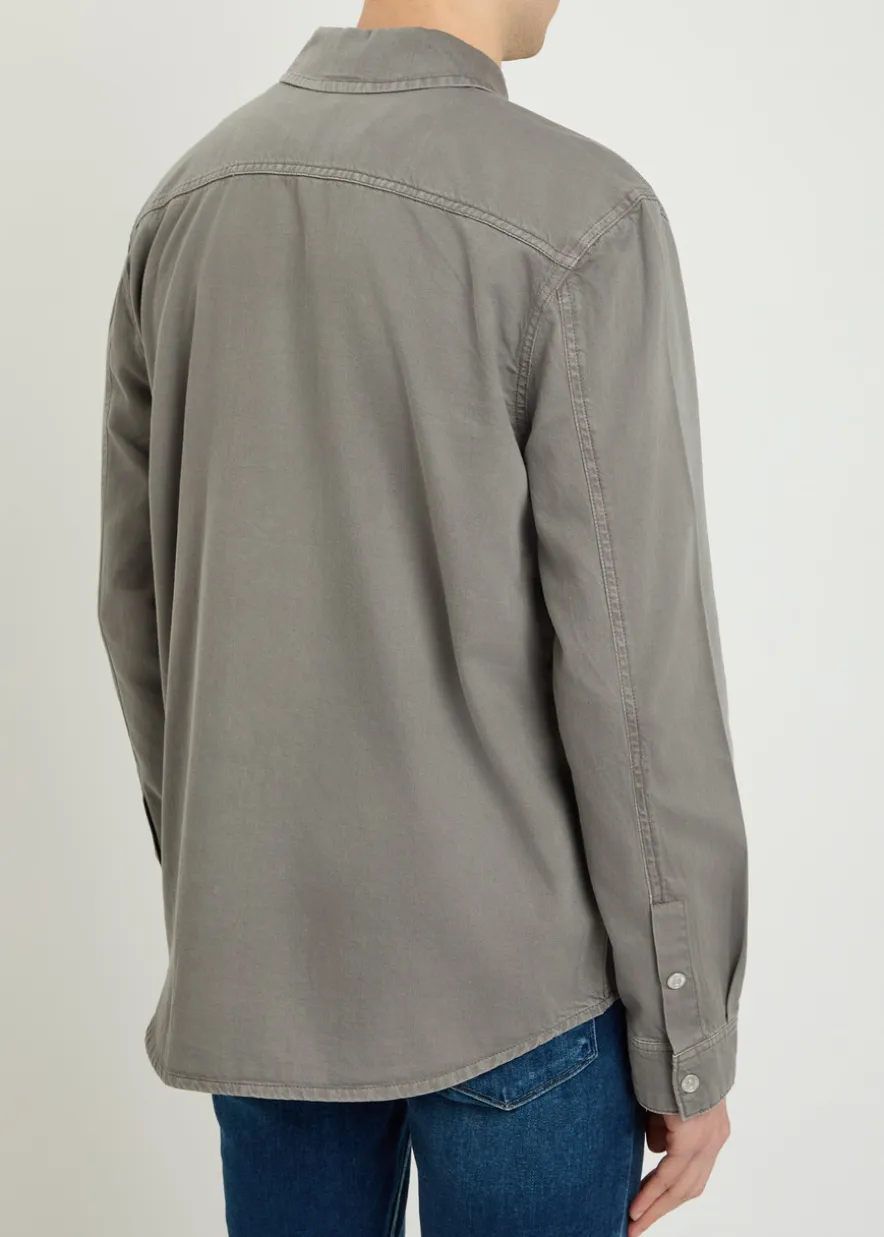 Cotton-blend shirt