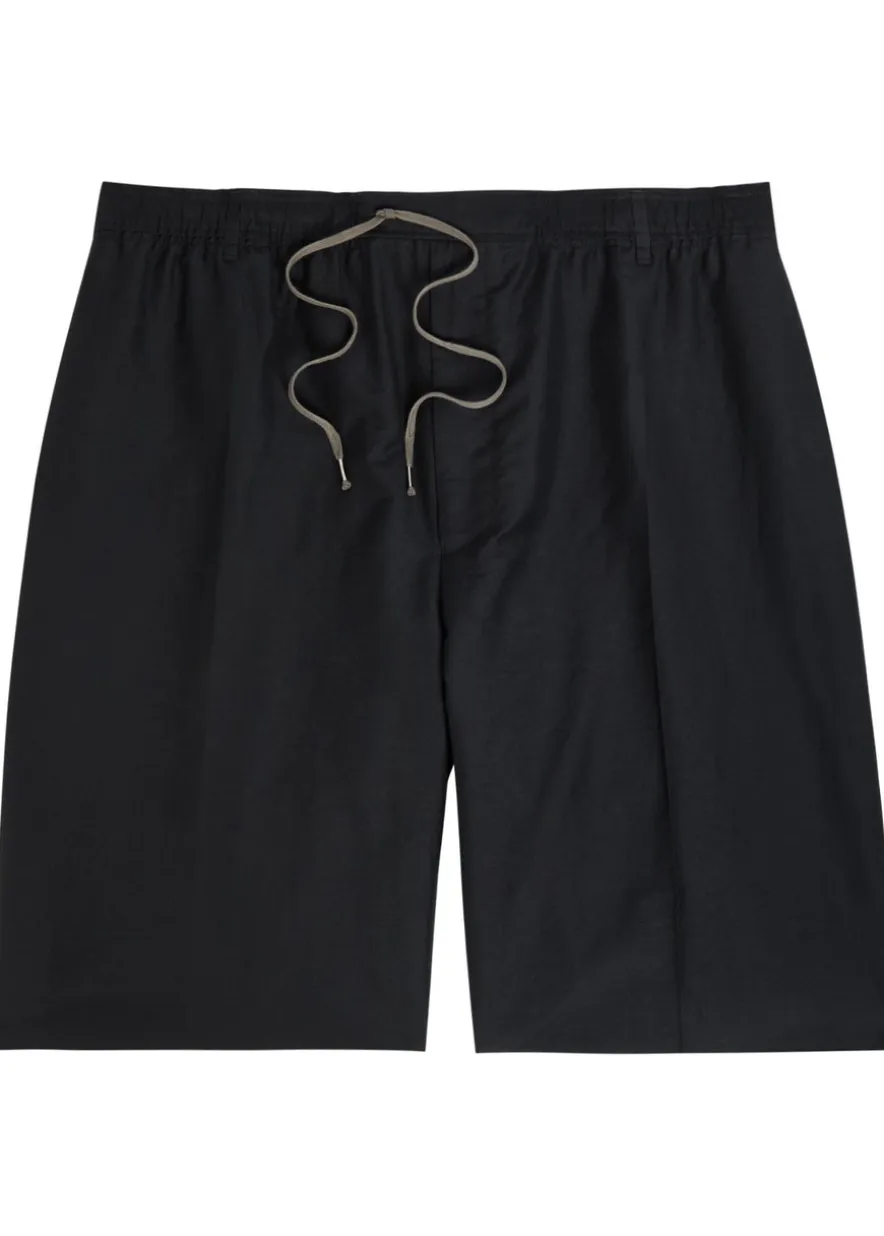 Cotton-blend shorts