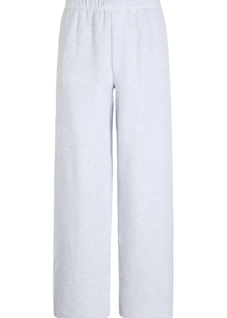 Cotton-blend straight-leg sweatpants