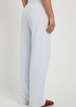 Cotton-blend straight-leg sweatpants