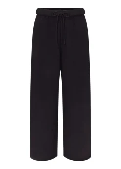 Cotton-blend straight-leg sweatpants