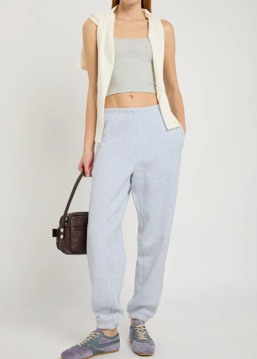 Cotton-blend sweatpants