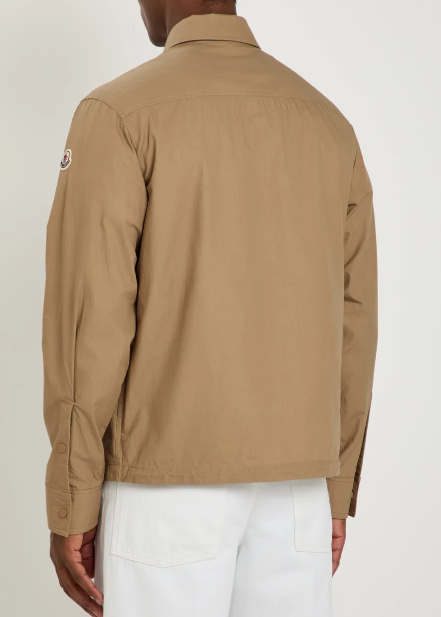 Cotton-poplin overshirt