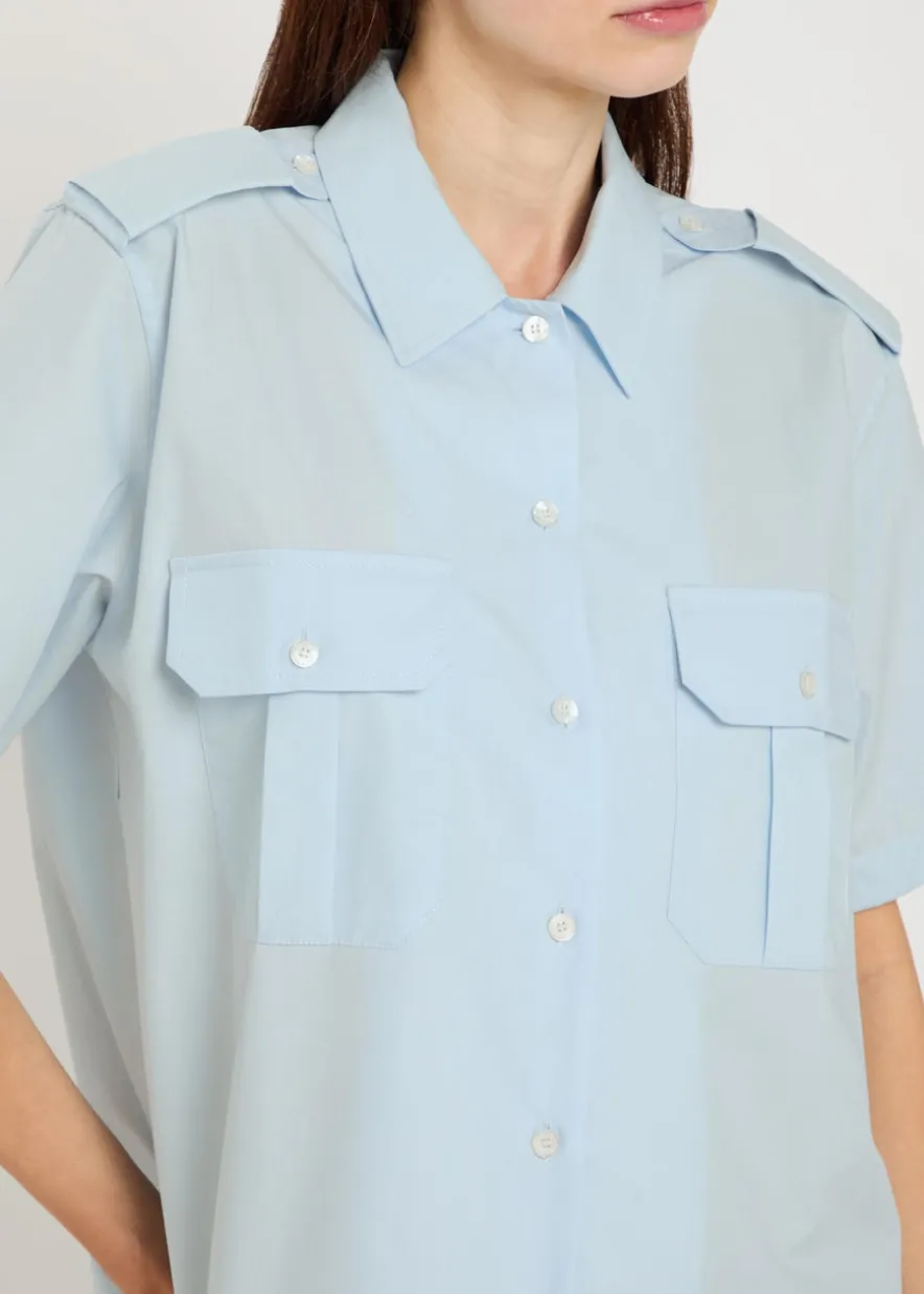 Cotton-poplin shirt