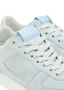 Court panelled suede sneakers