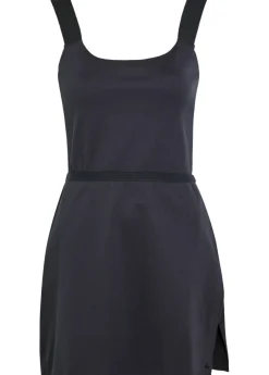 Court piqué ponte mini dress
