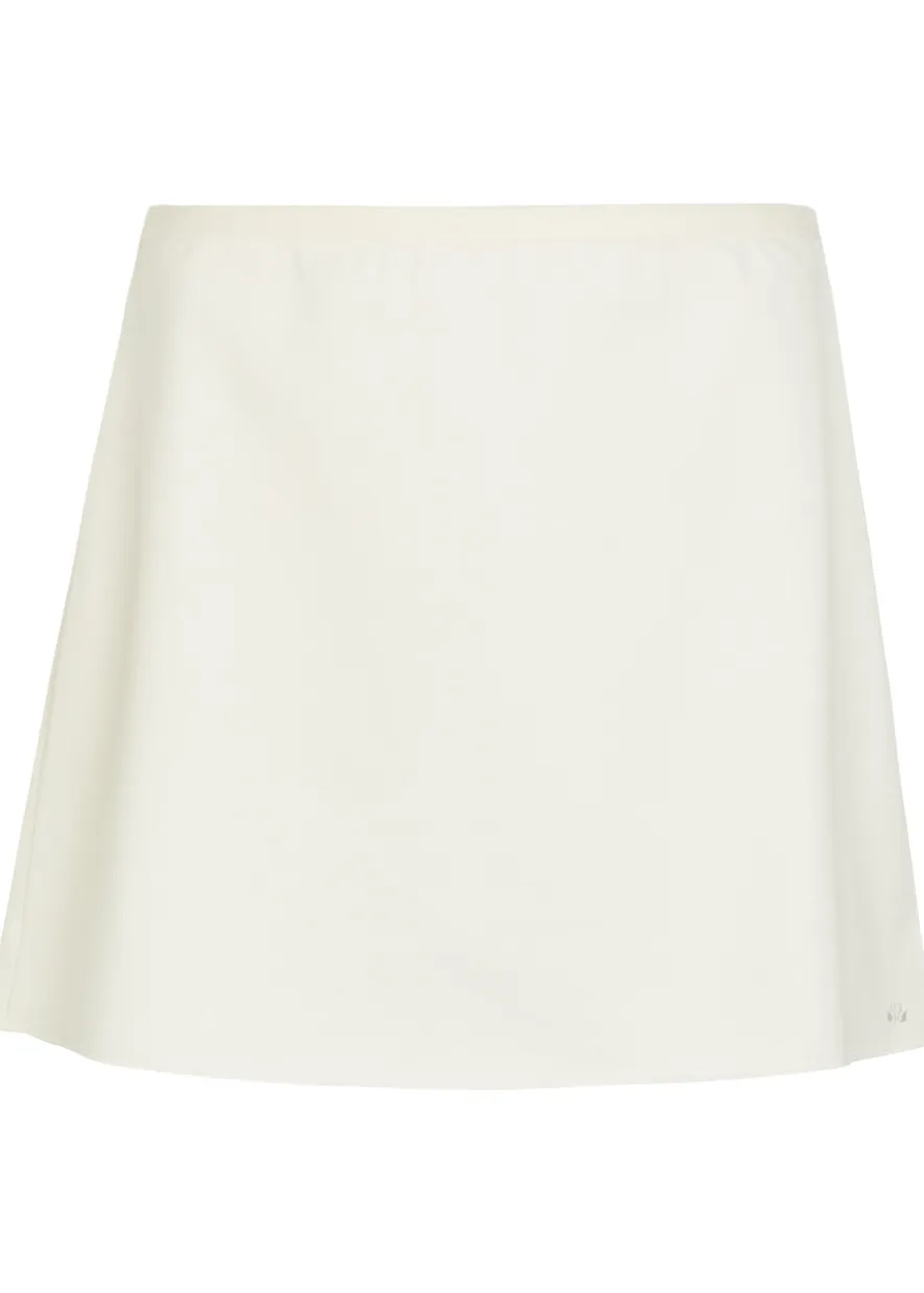 Court piqué ponte mini tennis skirt