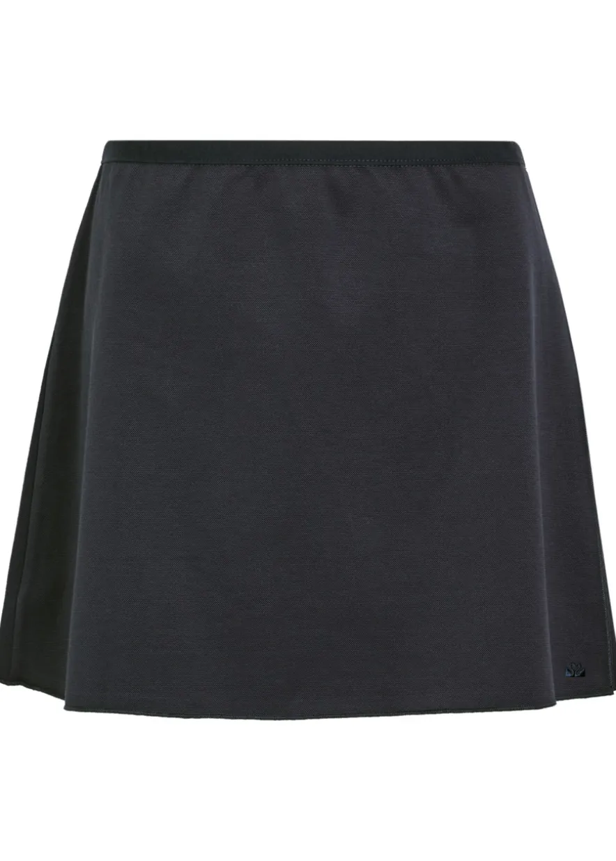 Court piqué ponte mini tennis skirt