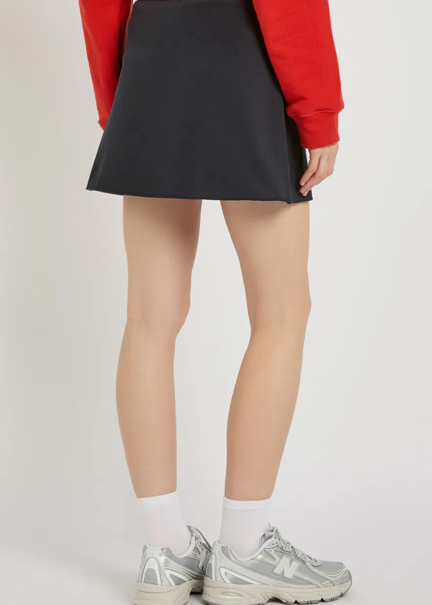 Court piqué ponte mini tennis skirt