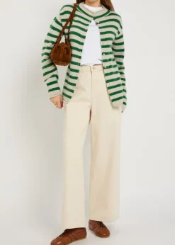 Cousteau striped cashmere cardigan