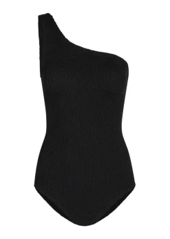 Coverage Nancy one-shoulder crinkle swimsuit
